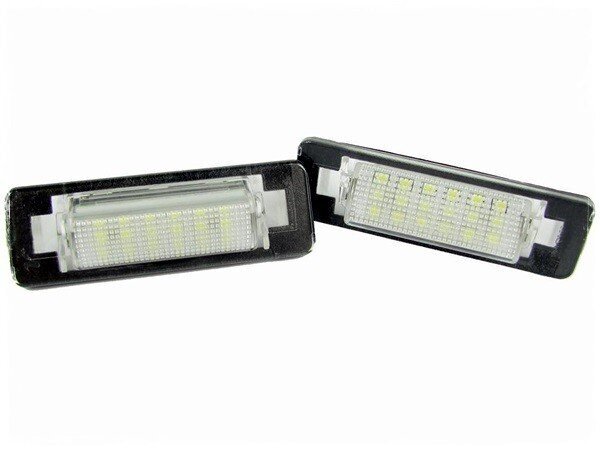 LED numbrimärgi valgustus 6000K Mercedes W210 1995-2003, Mercedes W202 FL 1997-2000 hind ja info | Autopirnid | kaup24.ee