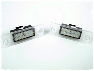 LED numbrimärgi valgustus 6000K Audi A4 B5 1994-1999, Audi A3 8L 1996-2000 hind ja info | Autopirnid | kaup24.ee