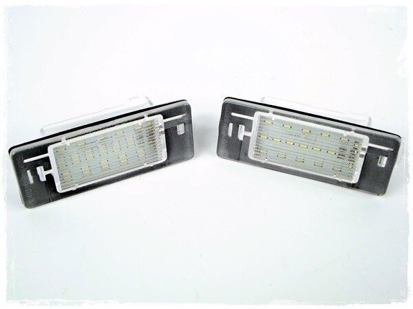 LED numbrimärgi valgustus 6000K Opel Vectra C Kombi 2002-2008 hind ja info | Autopirnid | kaup24.ee