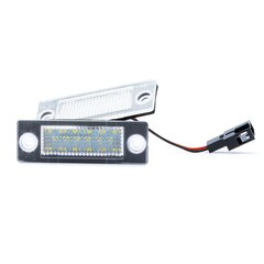 LED numbrimärgi valgustus 6000K VW Seat Ford Skoda hind ja info | Autopirnid | kaup24.ee