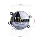 EinParts DL06 Päevasõidutuled LED DRL udutuled 6000K 12/24V jaoks Citroen, Mercedes, Mitsubishi, Nissan, Renault, Subaru hind ja info | Autotuled | kaup24.ee