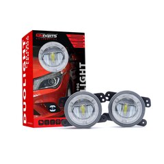 EinParts DL12 Päevasõidutuled LED DRL udutuled 6000K 12/24V jaoks Jeep Wrangler Cherokee, Dodge Journey hind ja info | Autotuled | kaup24.ee