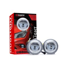 EinParts DL18 Päevasõidutuled LED DRL udutuled 6000K 12/24V jaoks Chevrolet, Ford, Mustang, GMC, Pontiac hind ja info | Autotuled | kaup24.ee