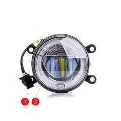 EinParts DL21 Päevasõidutuled LED DRL udutuled 6000K 12/24V jaoks Citroen, Dacia, Nissan, Opel, Fiat, Peugeot, Renault, Ford, Honda, Suzuki, Mitsubishi hind ja info | Autotuled | kaup24.ee