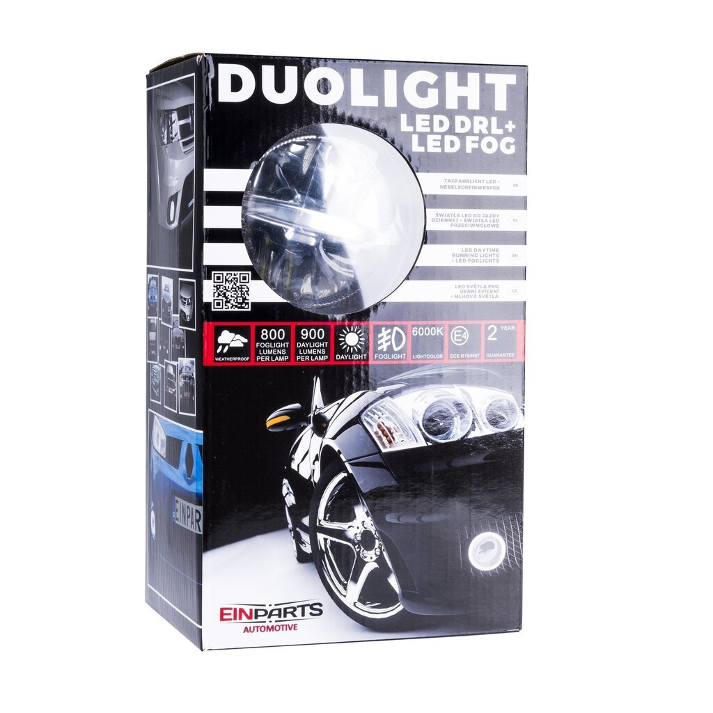 EinParts DL32 Päevasõidutuled LED DRL udutuled 6000K 12/24V jaoks Jeep Grand Cherokee 1998-2004 цена и информация | Autotuled | kaup24.ee