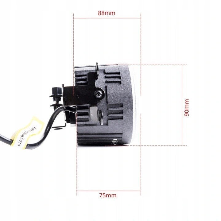 EinParts DL41 Päevasõidutuled LED DRL udutuled 6000K 12/24V jaoks Infiniti M Q70 JX Q60 EX QX50 FX QX70, Nissan hind ja info | Autotuled | kaup24.ee