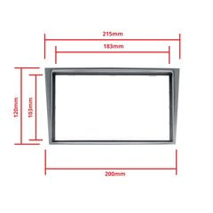 Autoraadio paigaldusraam EinParts 2 DIN Opel, Vauxhall, Daewoo, GMC hind ja info | Auto salongitarvikud | kaup24.ee