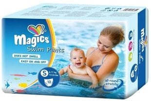 Mähkmed Magics Swim Pants S, 6-11kg, 12 tk hind ja info | Mähkmed | kaup24.ee