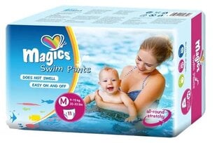 Mähkmed Magics Swim Pants M, 9-15kg, 11 tk hind ja info | Mähkmed | kaup24.ee