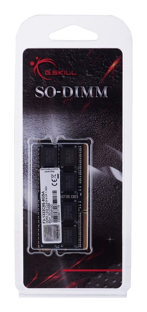 G.Skill 8GB DDR3 DIMM hind ja info | Operatiivmälu (RAM) | kaup24.ee