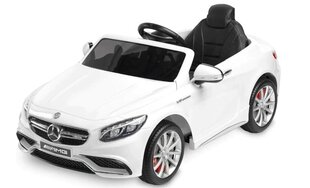 Elektriauto Mercedes S63 AMG, valge hind ja info | Laste elektriautod | kaup24.ee