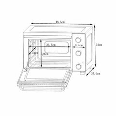 Continental Edison CEMF28B2 1500 W цена и информация | Электрогрили, маринаторы | kaup24.ee