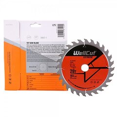 Wellcut extreme пильный диск 165 мм цена и информация | Механические инструменты | kaup24.ee