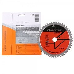 Wellcut extreme пильный диск 165 мм цена и информация | Запчасти для садовой техники | kaup24.ee