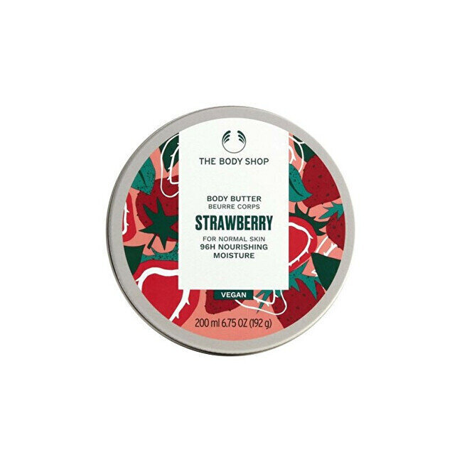 Kehavõi normaalsele nahale Maasikas The Body Shop, 50 ml цена и информация | Kehakreemid, kehaspreid | kaup24.ee