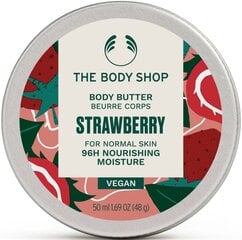 Kehavõi normaalsele nahale Maasikas The Body Shop, 50 ml цена и информация | Кремы, лосьоны для тела | kaup24.ee