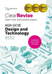 ClearRevise Exam Tutor AQA GCSE Design & Technology 8552 2023 цена и информация | Книги для подростков и молодежи | kaup24.ee