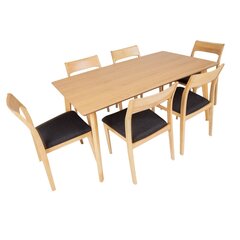 Söögilauakomplekt Lena, 6-tooliga цена и информация | Комплекты мебели для столовой | kaup24.ee
