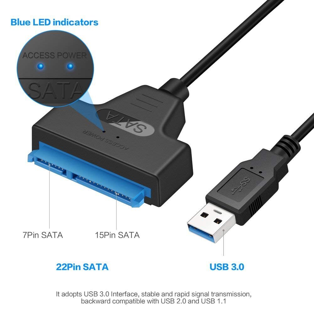 USB-adapter Sata 3.0-ga hind ja info | USB jagajad, adapterid | kaup24.ee