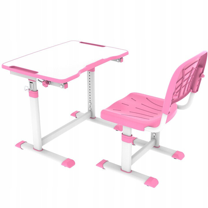 Kirjutuslaud ja tool FunDesk, roosa hind ja info | Laste lauad ja toolid | kaup24.ee