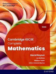 Cambridge IGCSE Complete Mathematics Core: Student Book, Sixth Edition цена и информация | Книги для подростков и молодежи | kaup24.ee