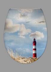 Cedo aeglaselt sulguv WC-poti kaas Carolina Beach Lighthouse SC Eco цена и информация | Детали для унитазов, биде | kaup24.ee
