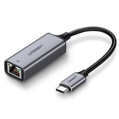 Adapter UGREEN with USB-C - RJ45, Gigabit Ethernet hind ja info | USB jagajad, adapterid | kaup24.ee