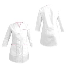 Meditsiiniline jakk naistele, valge цена и информация | Медицинская одежда | kaup24.ee
