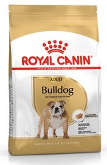 Royal Canin buldogi tõule Bulldog Adult, 12 kg цена и информация | Сухой корм для собак | kaup24.ee