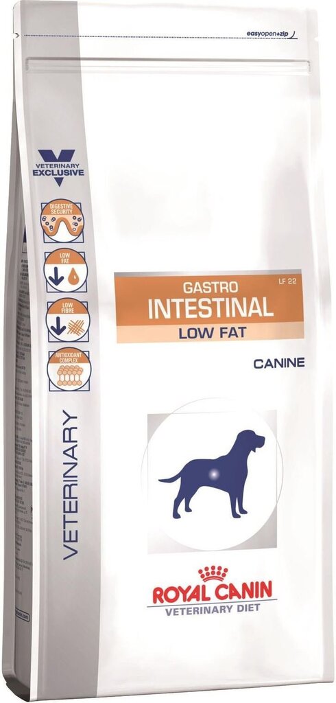 Kuivtoit Royal Canin tundliku seedesüsteemiga koertele Gastro Intestinal low fat, 6 kg цена и информация | Kuivtoit koertele | kaup24.ee