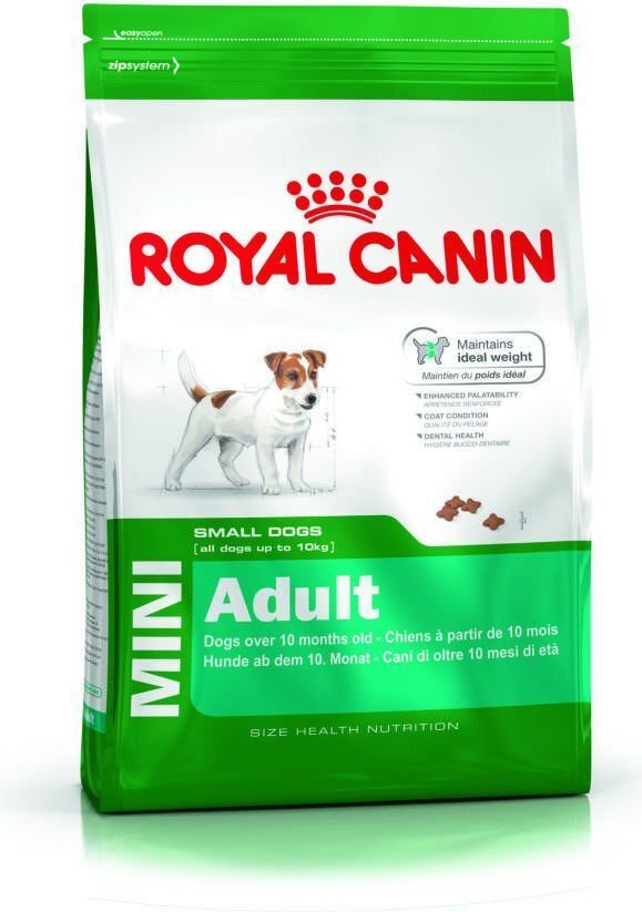 Royal Canin väikest tõugu koertele Mini Adult, 4 kg цена и информация | Kuivtoit koertele | kaup24.ee