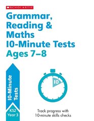 Grammar, Reading & Maths 10-Minute Tests Ages 7-8 цена и информация | Книги для подростков и молодежи | kaup24.ee