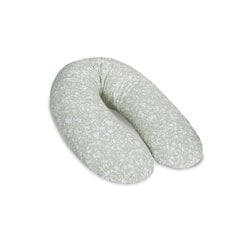 Подушка для кормления CebaBaby multi, цветы зеленоватые, W-741-000-742 цена и информация | Подушки для кормления | kaup24.ee