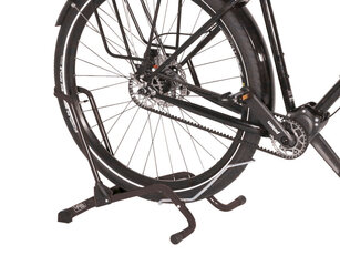 Jalgrattahoidja Cyclus Tools for front & rear wheels 26-29", must hind ja info | Muud jalgratta tarvikud | kaup24.ee