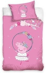 Комплект постельного белья для детей Peppa Pig, 100x135 см, 2 части цена и информация | Постельное белье | kaup24.ee