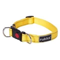Ошейник для собак Rukka Bliss Polar, разные размеры, желтый 30-40 см, 20 мм цена и информация | Ошейники, подтяжки для собак | kaup24.ee