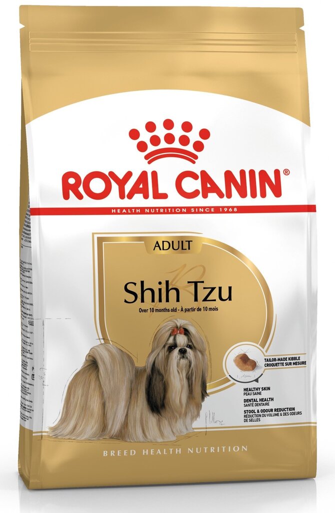 Royal Canin Shih Tzu tõugu koertele Adult, 1,5 kg цена и информация | Kuivtoit koertele | kaup24.ee