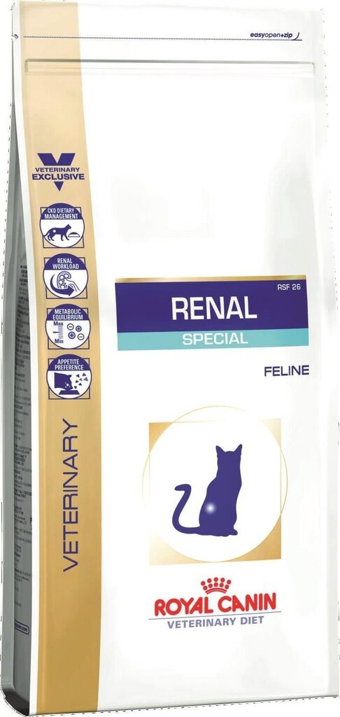 Royal Canin neeruprobleemidega kassidele Renal Feline, 4 kg цена и информация | Kuivtoit kassidele | kaup24.ee