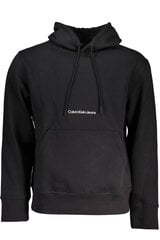 Худи  CALVIN KLEIN JEANS Disrupted Outline Monologo Black J30J325429BEH 560077951 цена и информация | Мужские толстовки | kaup24.ee