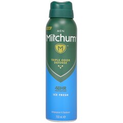 Higistamisvastane spreideodorant Mitchum Ice Fresh 48 hr meestele 150 ml hind ja info | Deodorandid | kaup24.ee