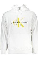 Kampsun meestele Calvin Klein J30J320805, valge цена и информация | Мужские толстовки | kaup24.ee