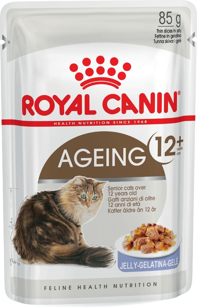 Royal Canin konserv vanematele kassidele Ageing +12, 12 x 85 g hind ja info | Konservid kassidele | kaup24.ee