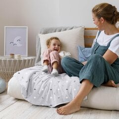Одеялко Doomoo для малышей Dream Blue Grey Moon, 75x100 см цена и информация | Покрывала, пледы | kaup24.ee