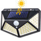 100 LED päikesevalgusti liikumisanduriga ja 3 valgusrežiimiga LIVMAN Si100 hind ja info | Aia- ja õuevalgustid | kaup24.ee