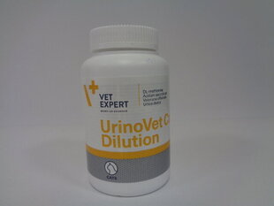 Пищевая добавка для кошек VetExpert Urinovet Cat Dilution, 45 шт. цена и информация | Витамины, пищевые добавки и товары от паразитов | kaup24.ee