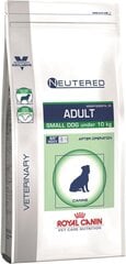 Royal Canin kastreeritud väikest tõugu koertele Neutered, 8 kg цена и информация | Сухой корм для собак | kaup24.ee