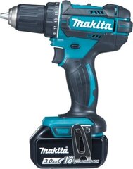 Аккумуляторная дрель-шуруповерт Makita DDF482RFJ, 18 V цена и информация | Шуруповерты, дрели | kaup24.ee