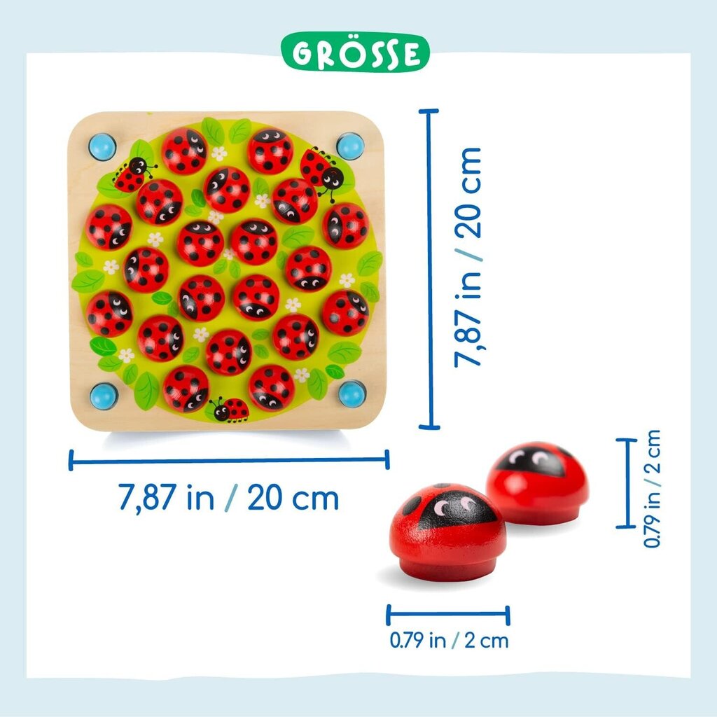 Puidust mälumäng Nene Toys цена и информация | Arendavad mänguasjad | kaup24.ee