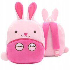 Детский рюкзак плюшевый розовый кролик цена и информация | Рюкзаки и сумки | kaup24.ee