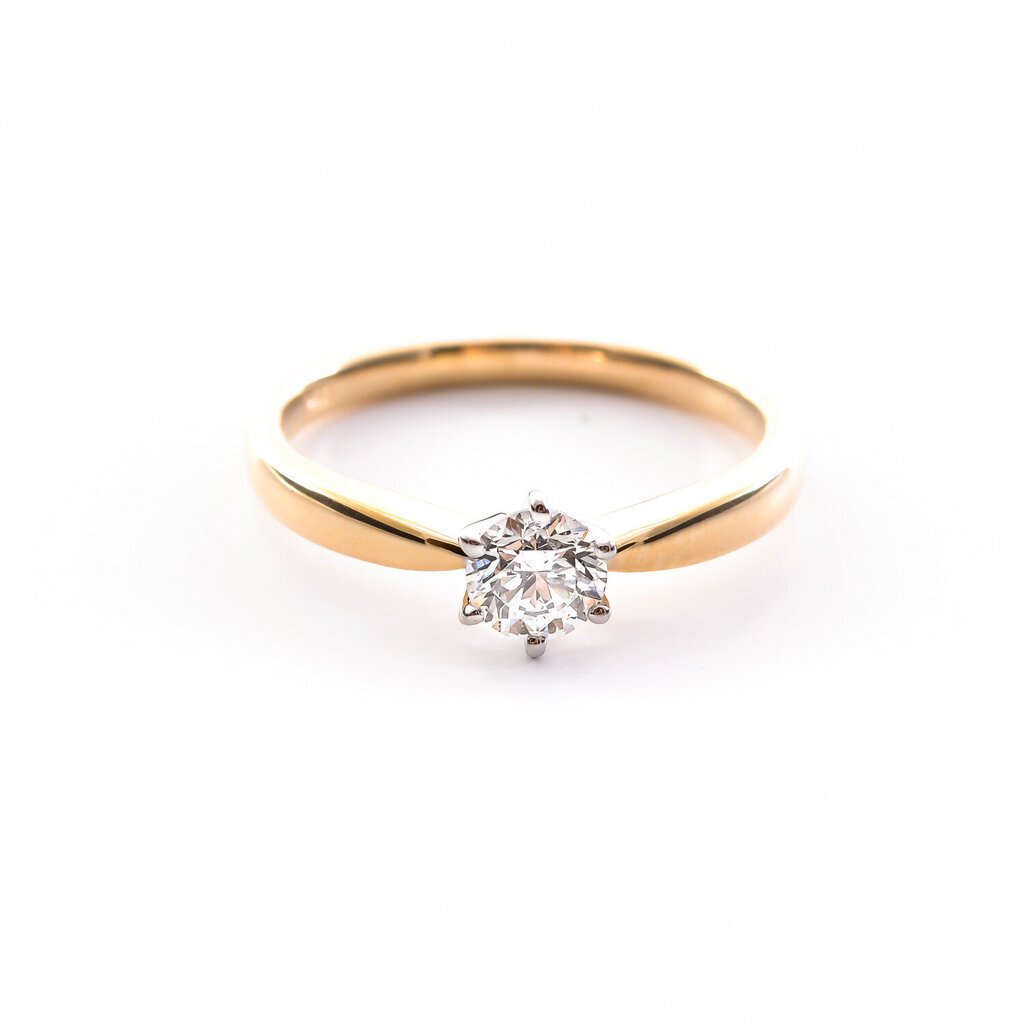 Kuldsõrmus teemandiga naistele ZGR16994DIH hind ja info | Sõrmused | kaup24.ee